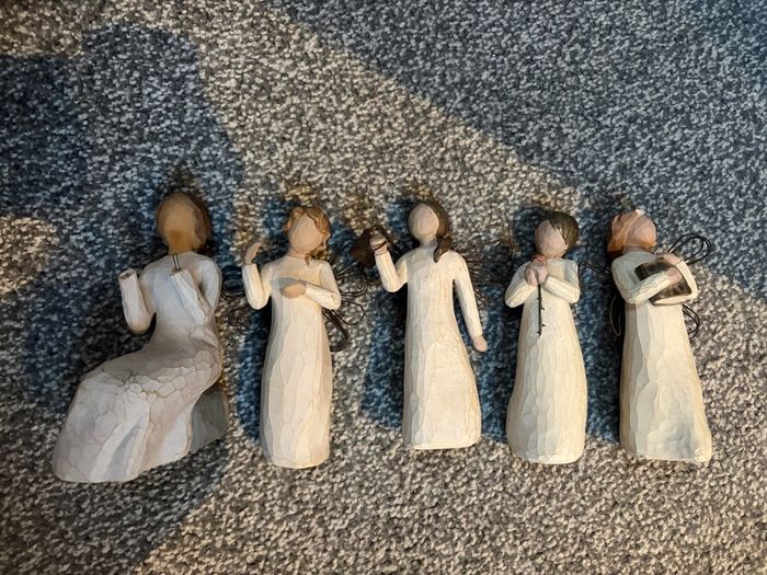 5 Willow Tree Ornaments