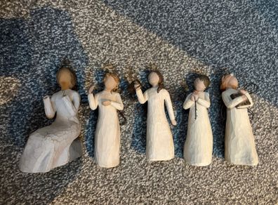 5 Willow Tree Ornaments