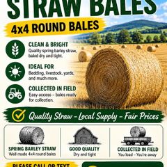 4x4 Barley Straw