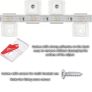 Transparent Strip Light Clips with Screws - Self-adhesive Mounting Bracket for LED, Image 4