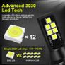 2X H7 LED Lamp Super Bright 12 3030SMD Car Fog Lights 12V 24V 6000K White Driving Running Led H7 Bulbs Image 2