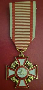Austrian, military merit cross.