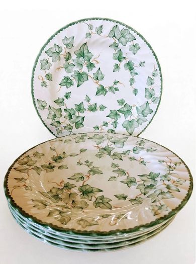6 Vintage BHS dinner plates