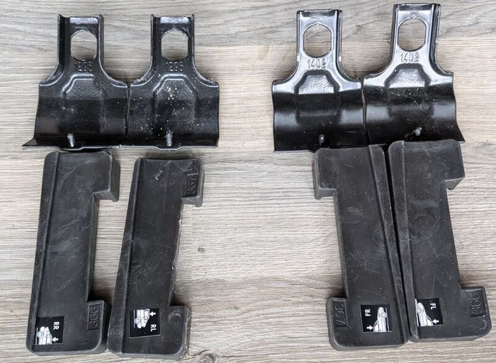Thule Roof Bar Rapid System Kit 1821