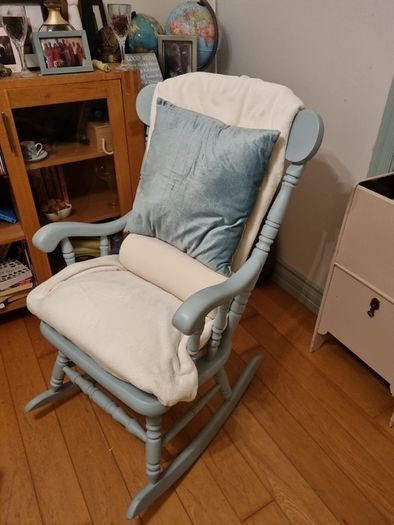 Wooden rocking chair