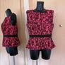 Women's Top Lace Scuba Nwot Size 16 Image 4