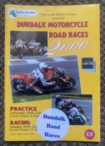 2000 Dundalk Motorcycle Road Races Programme - Louth