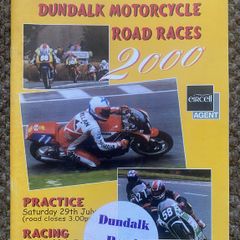 2000 Dundalk Motorcycle Road Races Programme - Louth