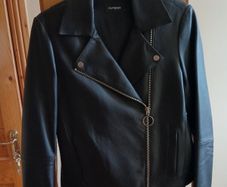 Biker style leather