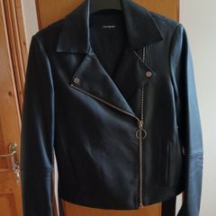 Biker style leather