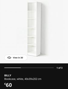 Ikea Billy Bookcase New and not yet built