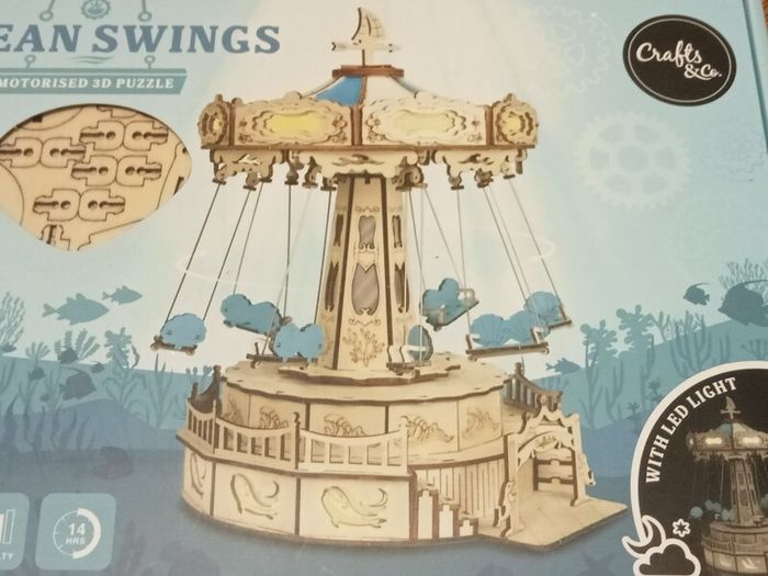 New Swing Ride 3d wooden model
