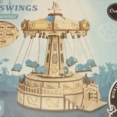 New Swing Ride 3d wooden model