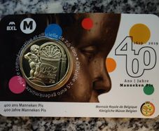 Belgium 2.5 Euro Brilliant Uncirculated Coin 2019 - 400 years Manneken Pis