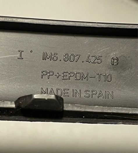 Seat Toledo/Leon rear bumper impact protection