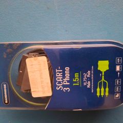 Scart to 3 phono connector