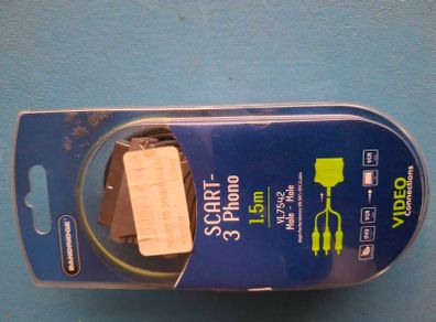 Scart to 3 phono connector