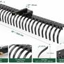 60 Inch Tow Behind Landscape Rake Heavy Duty 21 Tine Steel ATV Lawn Rake Image 2