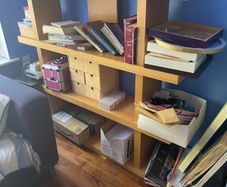 Beech shelves