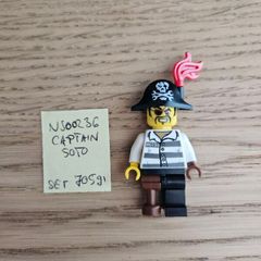 lego njo0236 captain soto, set ninjago 70591