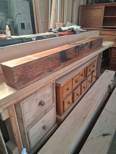 Reclaimed Jarrah wooden Beam