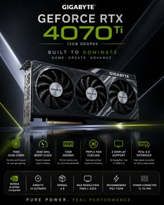 Rtx4070ti gigabyte GeForce Rtx Nvidia 4070 TI