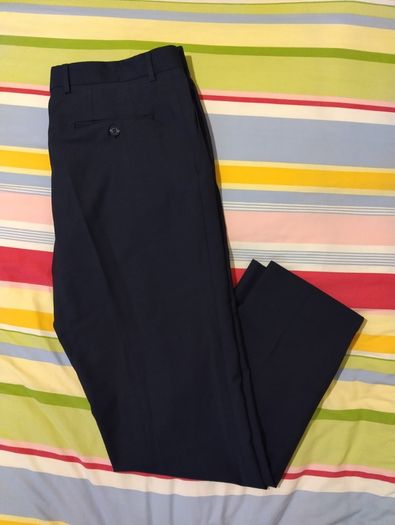 Benetti 3 Piece Tailored Navy Blue Suit