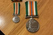 Irish Army First overseas visit medals