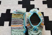 Boys/girls handmade wool slipper/socks.Would fit shoe size UK11-12