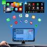 Autolink Wireless Carplay and Android Auto Car Play Screen 7 Inch Portable Car Tablet  Camera for Voice Control, Bluetooth 5 0, Mirror Screen Function, Suitable for Various Vehicles Image 8