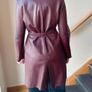 Vintage real leather trench coat from the late 90s - Size S/8 Image 5