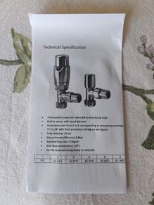 Chrome angled towel rad TRV