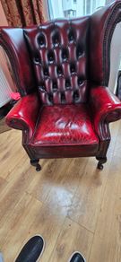 Chesterfield 3 seater and two chairs