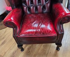 Chesterfield 3 seater and two chairs