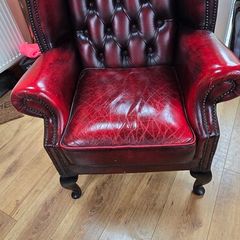 Chesterfield 3 seater and two chairs
