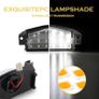 2PCS/Lot Car LED License Plate Lamp Light For Mazda 2 3 M2 M3 2011-2013 Rear Number Lamps White Auto Accessories LED Rear Taillight Image 4