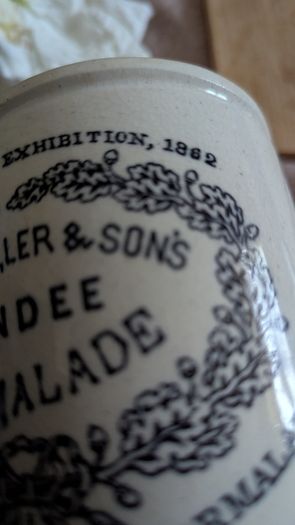 Rear Edwardian James Keller & Sons Marmalade pot