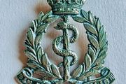 Large Silver Officers Pagri Royal Army Medical Corps