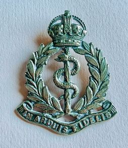 Large Silver Officers Pagri Royal Army Medical Corps