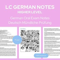 Leaving Cert German Oral Notes