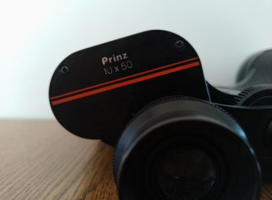 Vintage Binocular Prinz 10x50 Coated optics Field 5.3 0