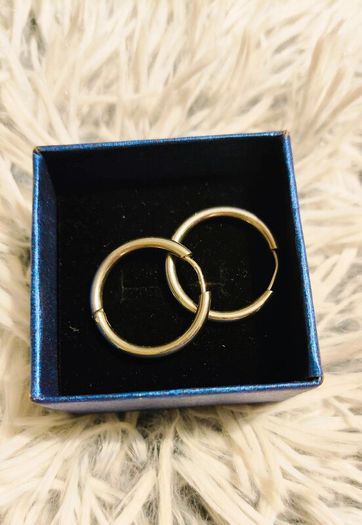 Endless Hoops Silver Round Earrings Minimalist Jewelry