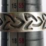 Vintage Sterling Silver Celtic Knot Ring Size P1/2 - 6,94g Image 4