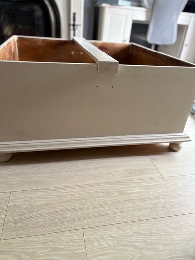 Large Mexican Pine Storage Coffee Table