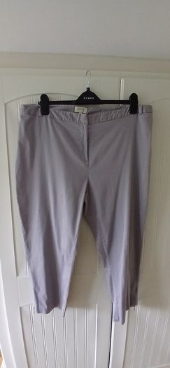 Grey Gallery Cropped Trousers