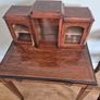 Edwardian inlaid writing desk& carved chair Image 8