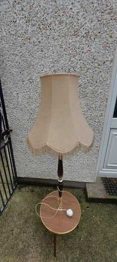 1960s /70s french art deco table floor lamp ,working,,used nice condition,3 legs veneer, see pictures for condition ,buyer collects, sold as seen,freestanding.