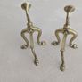 Brass fireplace fender and companion set Image 6