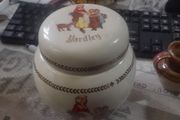 A Beautiful Old 1960s Yardley Ceramic Talcum Powder or Ginger Jar with Original Top