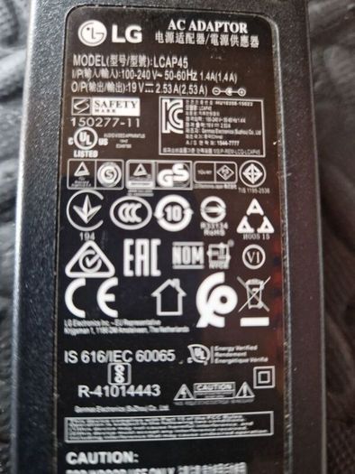 Lg power supply 19v